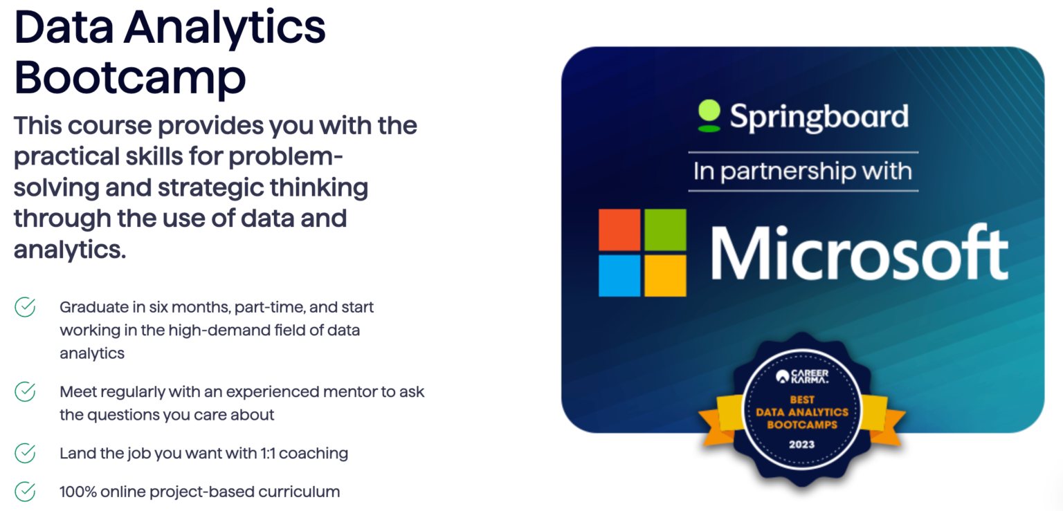 Springboard Data Analytics Review: Is it worth in 2026?